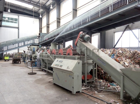 solid waste recycling plant