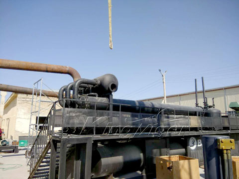 fully automatic oil sludge pyrolysis plant