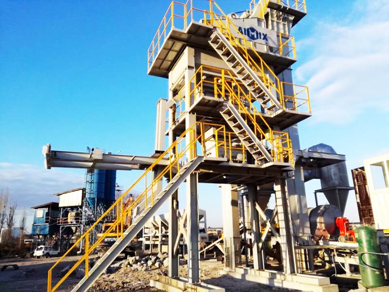 mobile asphalt mixing plant