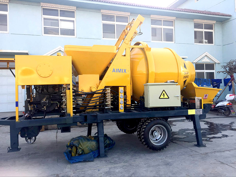 concrete pumping machine
