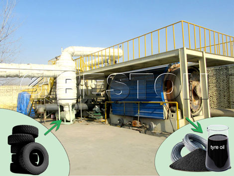 Beston Waste Tyre Recycling Plant for Sale