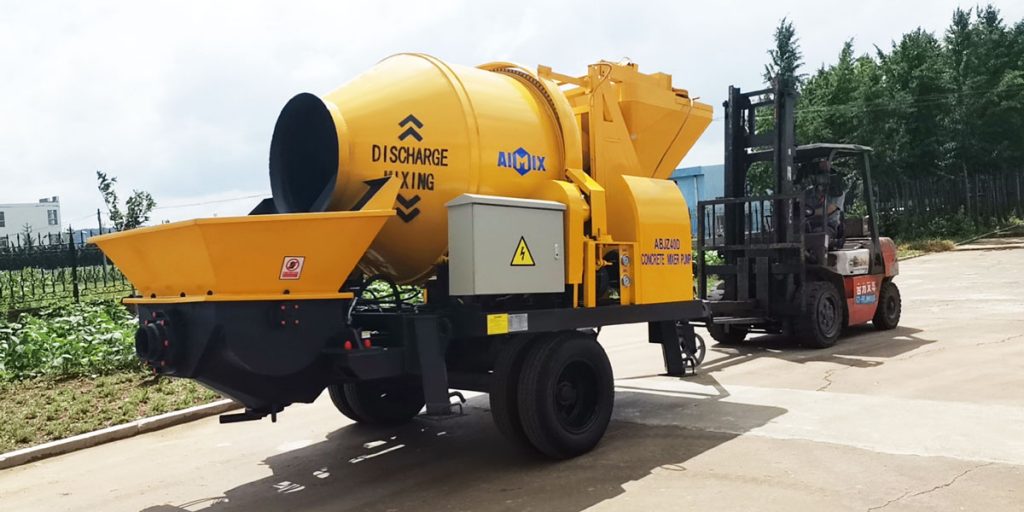 electric type concrete mixer pump