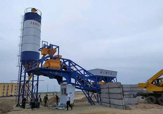 mobile concrete plant