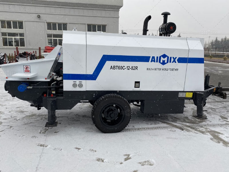 concrete trailer pump