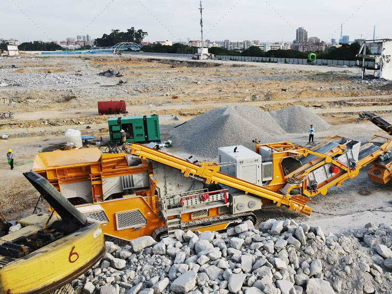 Mobile Aggregate Crushing Plant