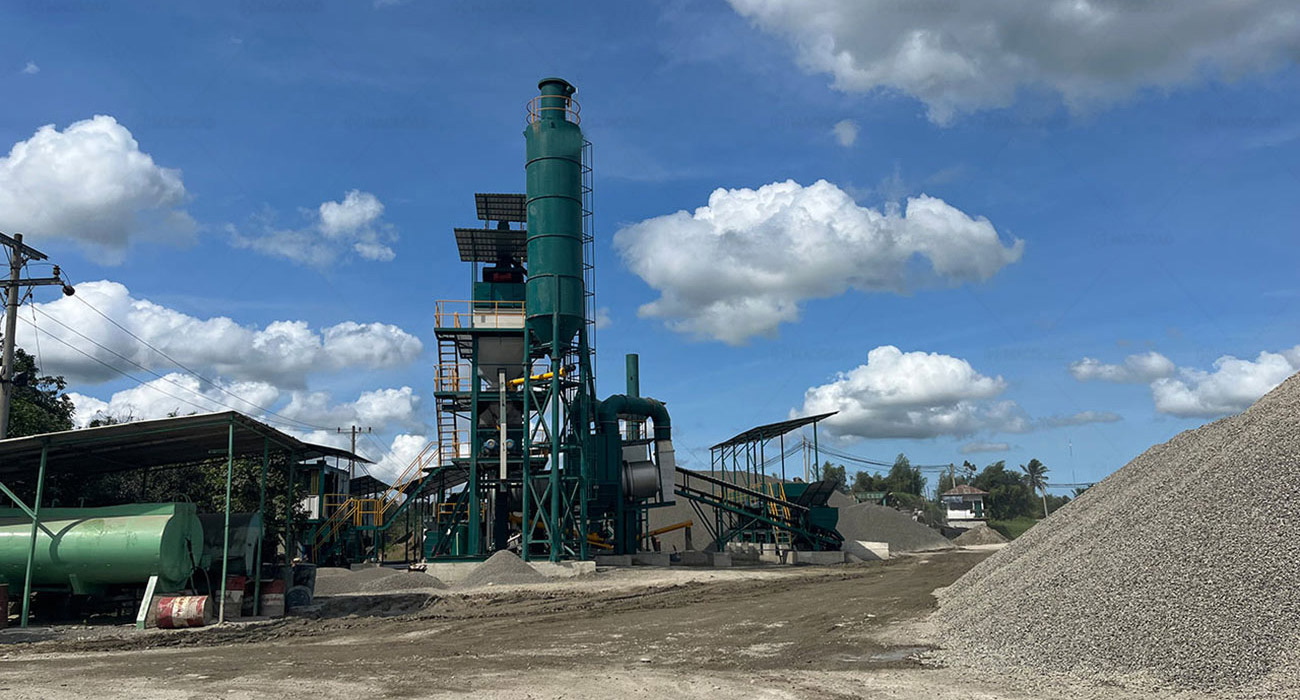 asphalt batch mixing plant