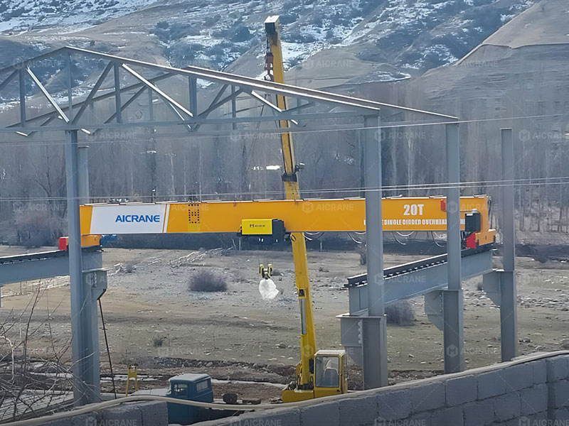 single girder 20 ton overhead crane