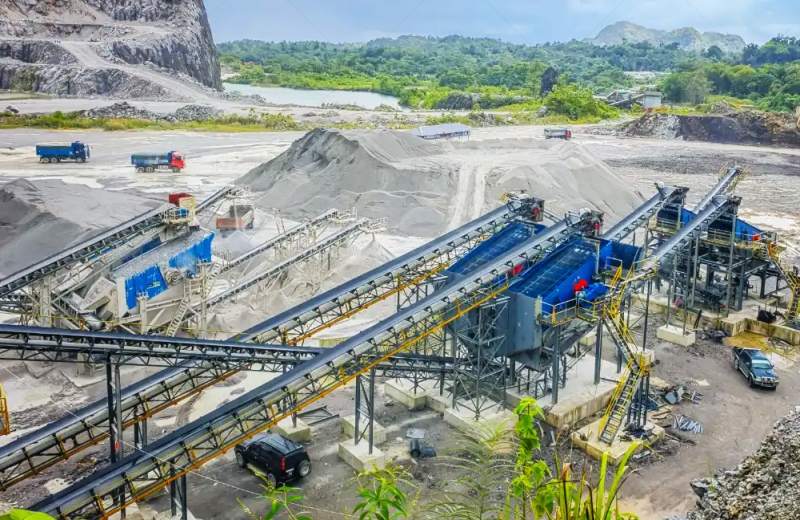 sand and aggregate production